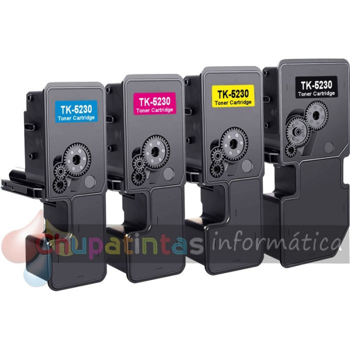 KYOCERA TK5220/TK5230 COMPATIBLE PACK AHORRO 4 CARTUCHOS