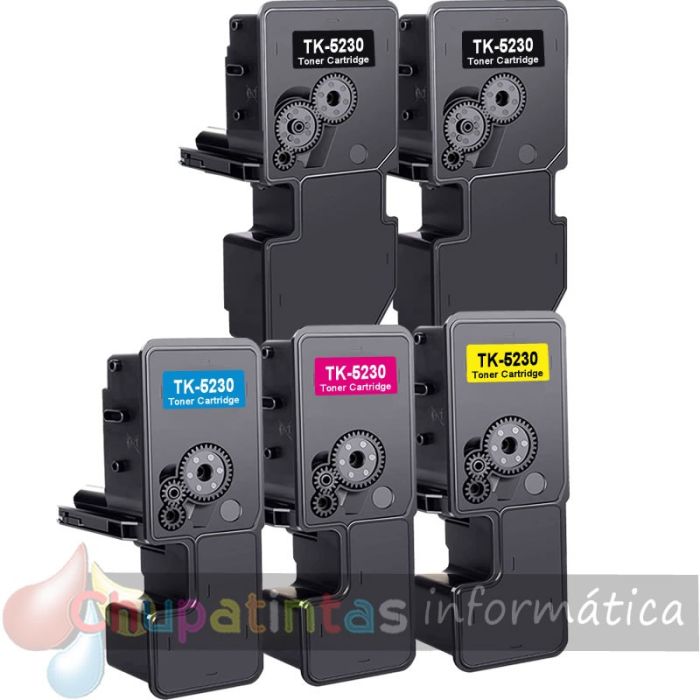 KYOCERA TK5220/TK5230 COMPATIBLE PACK AHORRO 5 CARTUCHOS