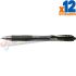 Pilot Bolígrafo de Gel G2 Rollerball Retráctil - Recargable - Punta de Bola Redonda 0.7mm -  Grip Ergonómico - Color Negro-1