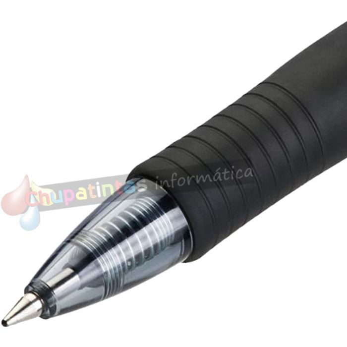 Pilot Bolígrafo de Gel G2 Rollerball Retráctil - Recargable - Punta de Bola Redonda 0.7mm -  Grip Ergonómico - Color Negro-2