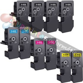 KYOCERA TK5220/TK5230 COMPATIBLE PACK AHORRO 10 CARTUCHOS