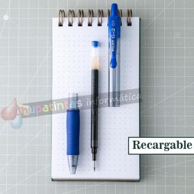 Pilot Bolígrafo de Gel G2 Rollerball Retráctil - Recargable - Punta de Bola Redonda 0.7mm -  Grip Ergonómico - Color Azul-3