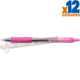 Pilot Bolígrafo de Gel G2 Rollerball Retráctil - Recargable - Punta de Bola Redonda 0.7mm -  Grip Ergonómico - Color Rosa-1