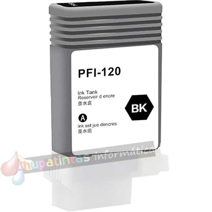 Canon PFI120 Negro Cartucho de Tinta Pigmentada Genérico - Reemplaza 2885C001