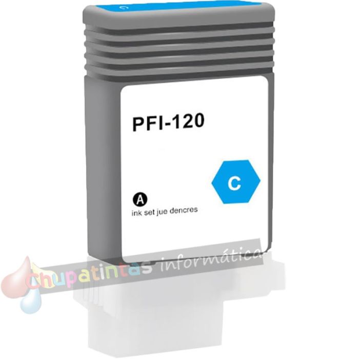 Canon PFI120 Cian Cartucho de Tinta Pigmentada Genérico - Reemplaza 2886C001