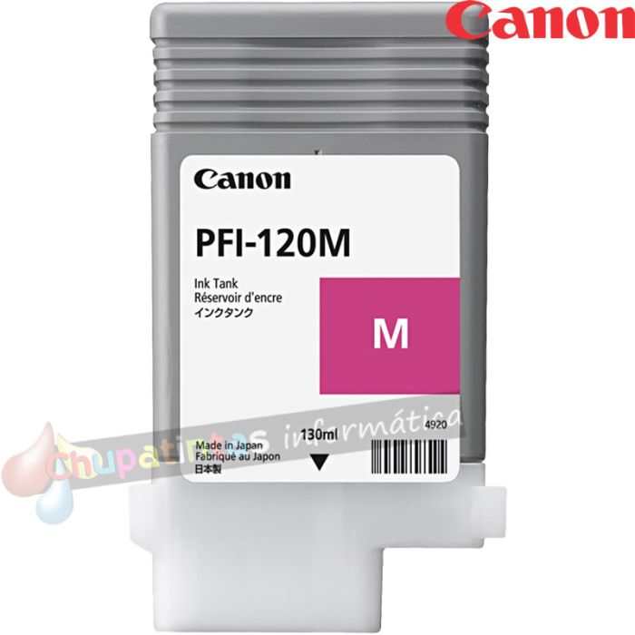 Canon PFI120 Magenta Cartucho de Tinta Original - 2887C001-2