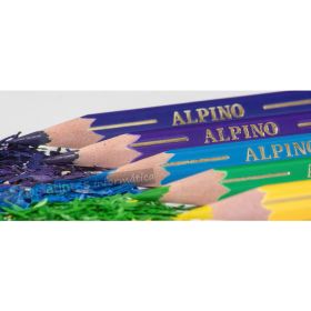 Alpino Pack de 18 Lápices de Colores Hexagonales - Mina de 3mm Resistente a la Rotura - Colores Vivos y Brillantes Surtido-3