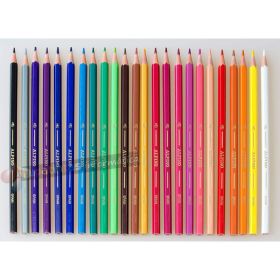 Alpino Pack de 24 Lápices de Colores Hexagonales - Mina de 3mm Resistente a la Rotura - Colores Vivos y Brillantes Surtido-3