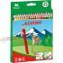 Alpino Pack de 36 Lápices de Colores Hexagonales - Mina de 3mm Resistente a la Rotura - Colores Vivos y Brillantes Surtido-1
