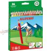 Alpino Pack de 36 Lapices de Colores Creativos - Mina de 3mm Resistente a la Rotura - Bandeja Extraible - Colores Vivos y Brillantes Surtido