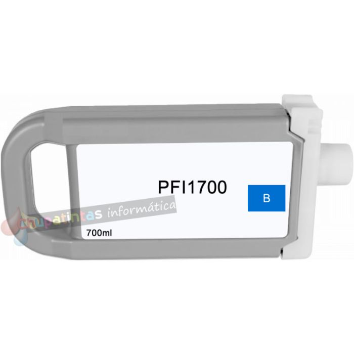 Canon PFI1700/PFI1300/PFI1100 Blue Cartucho de Tinta Pigmentada Genérico