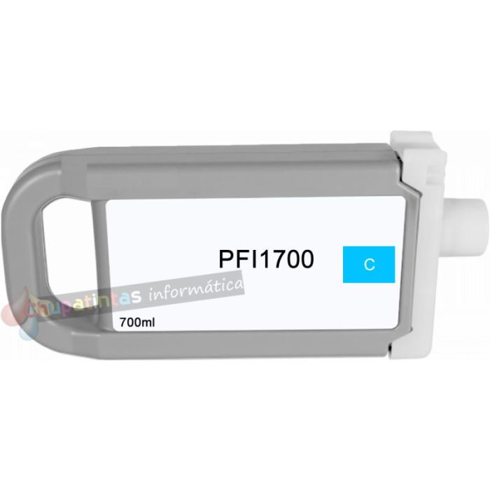 Canon PFI1700/PFI1300/PFI1100 Cian Cartucho de Tinta Pigmentada Genérico