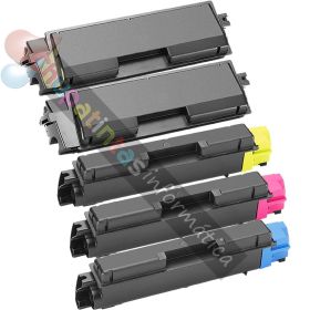 KYOCERA TK580 COMPATIBLE TÓNER PACK AHORRO 5 CARTUCHOS