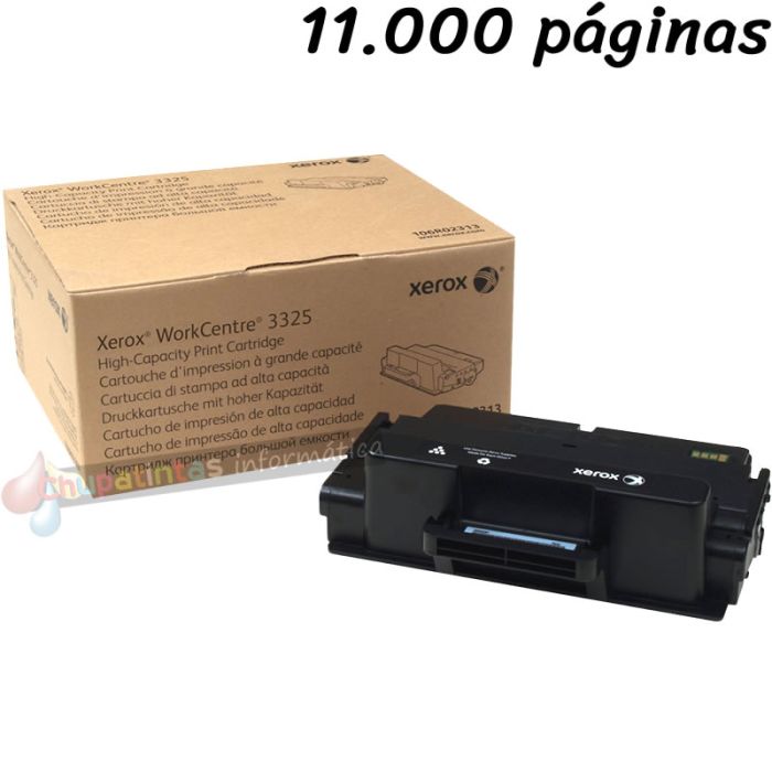 Xerox WorkCentre 3315/3325 Negro Cartucho de Toner Original - 106R02313