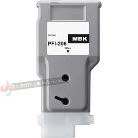 Canon PFI206 Negro Mate Cartucho de Tinta Pigmentada Genérico - PFI206MBK/5302B001