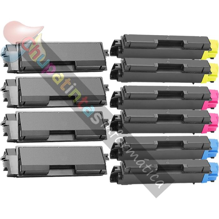 KYOCERA TK580 COMPATIBLE TÓNER PACK AHORRO 10 CARTUCHOS