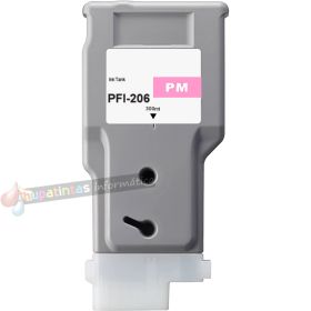 Canon PFI206 Magenta Foto Cartucho de Tinta Pigmentada Genérico - Reemplaza PFI206PM/5308B001
