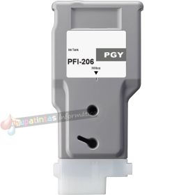 Canon PFI206 Gris Foto Cartucho de Tinta Pigmentada Genérico - Reemplaza PFI206PGY/5313B001