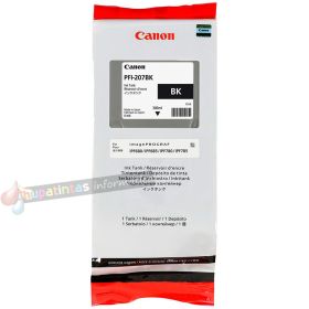 Canon PFI207 Negro Cartucho de Tinta Original - PFI207BK/8789B001-1