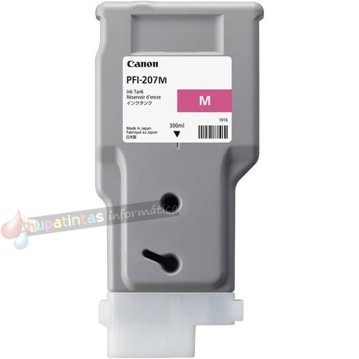 Canon PFI207 Magenta Cartucho de Tinta Original - PFI207M/8791B001-2