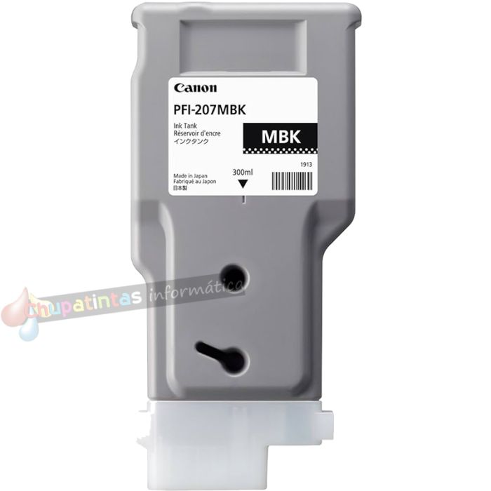 Canon PFI207 Negro Mate Cartucho de Tinta Original - PFI207MBK/8788B001-2