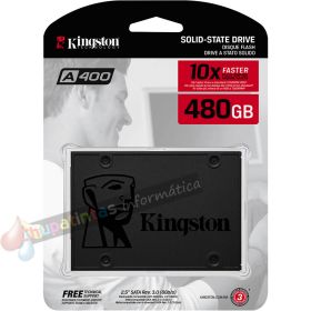 Kingston A400 Disco Duro Sólido SSD 480GB 2.5" SATA3-1