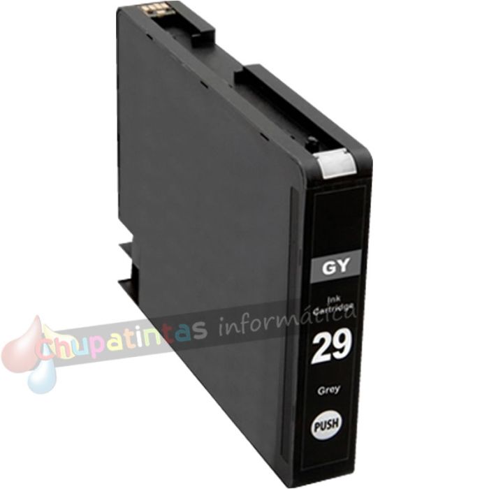 Canon PGI29 Gris Cartucho de Tinta Pigmentada Genérico - Reemplaza 4871B001