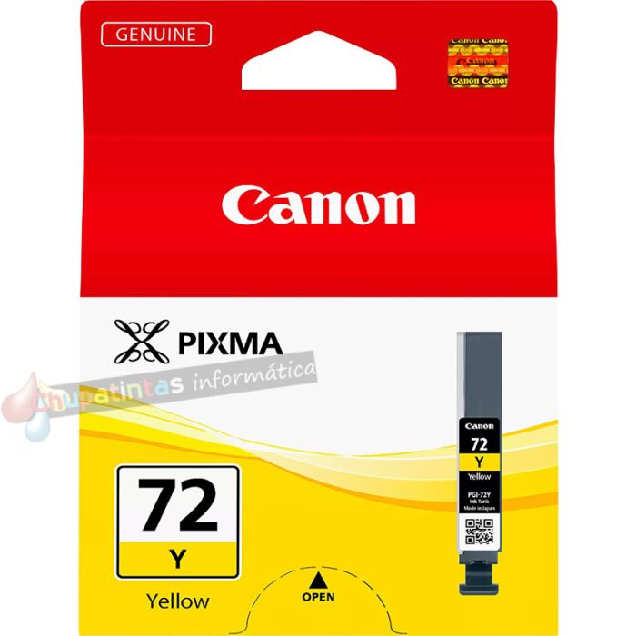 Canon PGI72 Amarillo Cartucho de Tinta Original - 6406B001-1