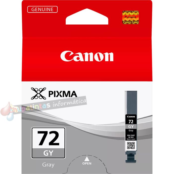 Canon PGI72 Gris Cartucho de Tinta Original - 6409B001-1