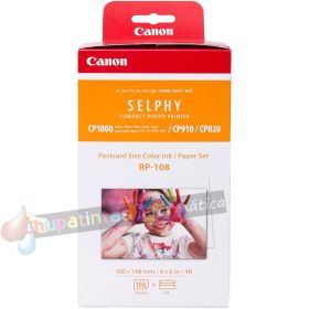Canon RP-108 Value Pack Original - 2x Kits de Tinta de 54 Impresiones - 108 Hojas de Papel Foto 100x148 mm (4x6”)-1