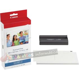 Canon KP-36IP Value Pack de Tinta Original - 36 Hojas Papel Fotográfico 100x148 mm - 7737A001-3