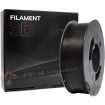 Filamento 3D PETG - Diametro 1.75mm - Bobina 1kg - Color Negro