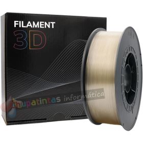 Filamento 3D PETG - Diametro 1.75mm - Bobina 1kg - Color Transparente