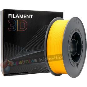 Filamento 3D PLA - Diámetro 1.75mm - Bobina 1kg - Color Amarillo