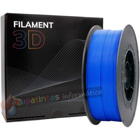 Filamento 3D PLA - Diámetro 1.75mm - Bobina 1kg - Color Azul Oscuro