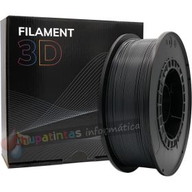 Filamento 3D PLA - Diámetro 1.75mm - Bobina 1kg - Color Grafito