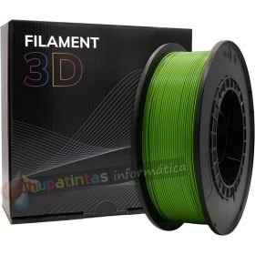 Filamento 3D PLA - Diámetro 1.75mm - Bobina 1kg - Color Verde Manzana