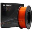 Filamento 3D PLA - Diametro 1.75mm - Bobina 1kg - Color Naranja Fluorescente