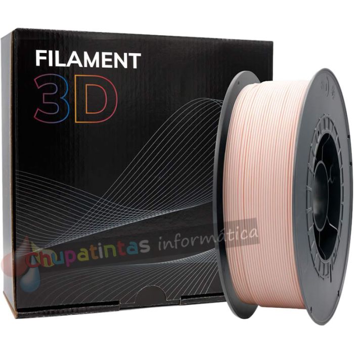 Filamento 3D PLA - Diámetro 1.75mm - Bobina 1kg - Color Rosa Pastel