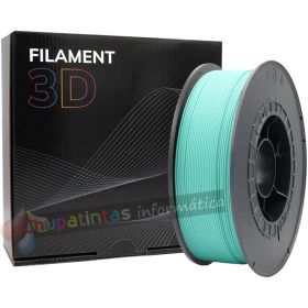 Filamento 3D PLA - Diámetro 1.75mm - Bobina 1kg - Color Turquesa