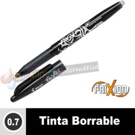 Pilot Bolígrafo gel borrable Frixion Ball - 0.7mm - ergonómico - Color Negro-3