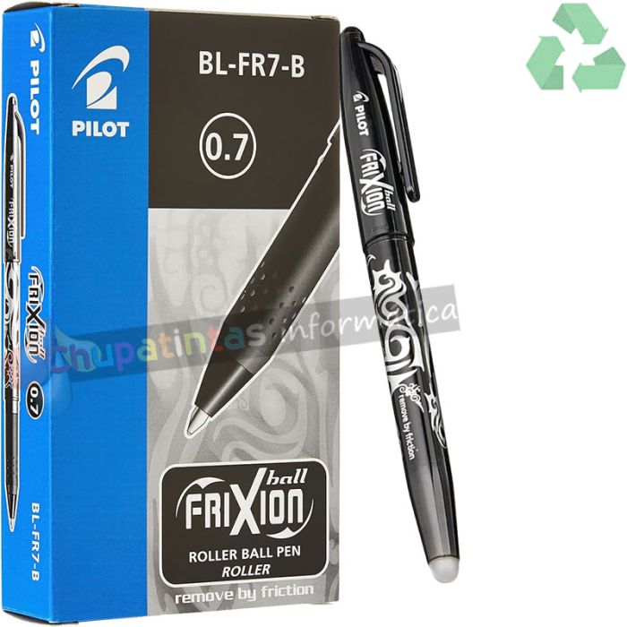 Pilot Bolígrafo gel borrable Frixion Ball - 0.7mm - ergonómico - Color Negro-4