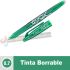 Pilot Bolígrafo gel borrable Frixion Ball - 0.7mm - ergonómico - Color Verde-2
