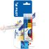Pilot Pack de 6 Recambios para Frixion Ball y Frixion Clicker - Punta 0.7mm - Trazo 0.4mm - Colores: 3x Azul, 2x Negro y 1x Rojo