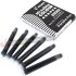 Pilot Pack de 6 Recargas para Pluma Estilográfica Parallel - Capacidad 1ml - Color Negro-2