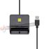 Aisens Lector de Tarjeta Inteligente DNI - ASCR-SN01-BK - Color Negro-2