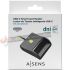 Aisens Lector de Tarjeta Inteligente DNI - USB-C -ASCR-SN03-BK - Color Negro-5