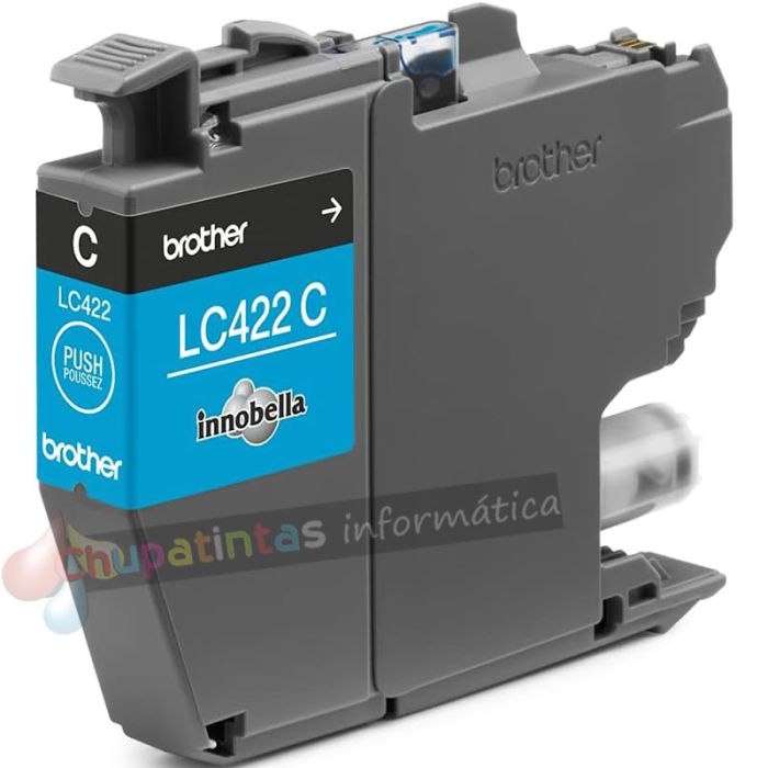 Brother LC422 Cian Cartucho de Tinta Original - LC422C-2