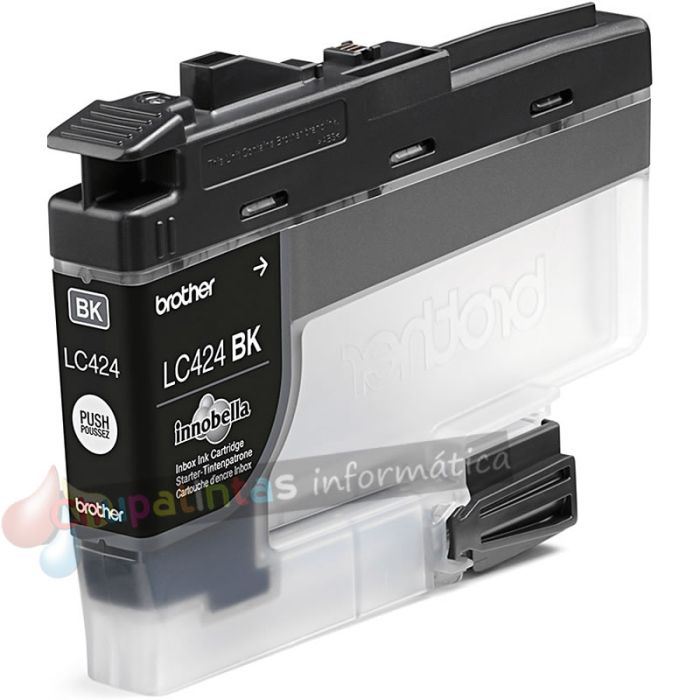 Brother LC424 Negro Cartucho de Tinta Original - LC424BK-2