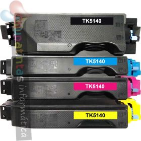 KYOCERA TK5140 COMPATIBLE TÓNER PACK AHORRO 4 CARTUCHOS